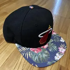 9FIFTY ニューエラ　マイアミヒート　キャップ　ハードウッド　クラッシックス