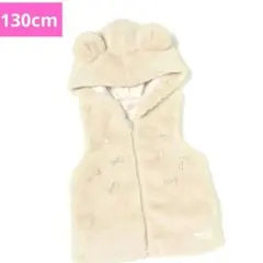 ★美品★メゾピアノ くま耳 ファーベスト★L