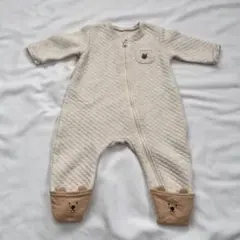 カバーオール　くま　70センチ