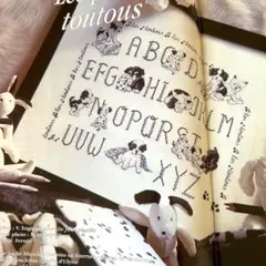 希少　ヴェロニク・アンジャンジェ　クロスステッチ雑誌　ペレッテ・サモイロフ　図案