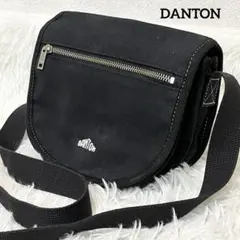 DANTON ダントン　ショルダーバッグ　キャンバス　斜めがけ　ブラックのサムネイル