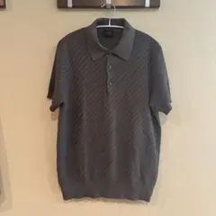 Brioni ブリオーニ ポロシャツ グレー　46 美品のサムネイル