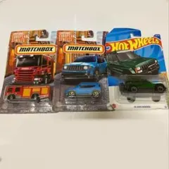 マッチボックス スカニア P360、2019 JEEP 　ホットウィール