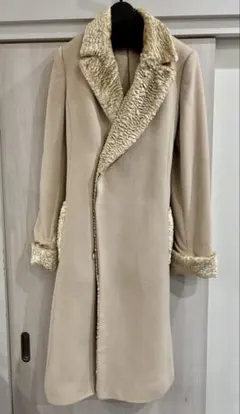 Pinky&Dianne ベージュ ロングコート サイズ38 M