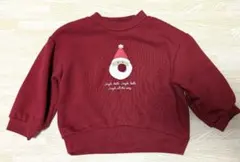 après les cours 赤 サンタ トレーナー 80