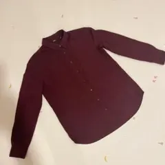 ユニクロ レーヨンブラウス S wine 未使用に近い 231-461075