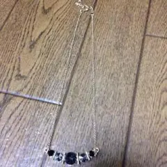 ビジューネックレスブラック