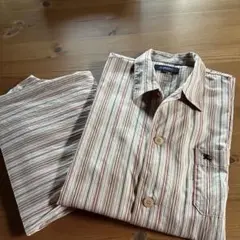BURBERRY ストライプ柄 パジャマ Lサイズ