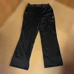 asics スラックスジャージパンツ　メンズ　Ｌ　黒