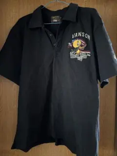 Vanson Looney Tunes ポロシャツ XL ブラック