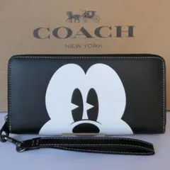 COACH 長財布 DISNEY X COACH コラボ　ミッキー CN037