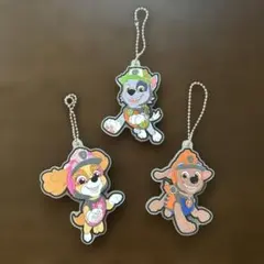 パウパトロール (ロッキー・スカイ・ズーマ) ラバーキーホルダー3点セット