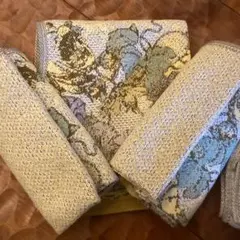 花柄フェイスタオル3枚セット