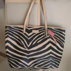 大特価★送料無料‼️コーチ ゼブラ柄 トートバッグ レディース 【COACH】