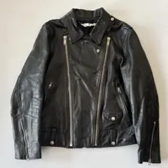 ゴールデングース　カーフレザーＷライダースXSサイズ 最終価格 Golden Goose ゴールデングース レザー ライダース xs