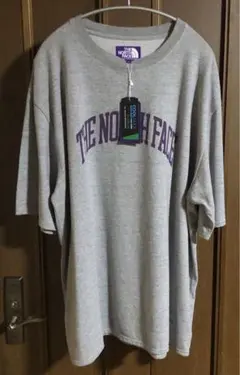 新品タグ付き　ノースフェイスパープルレーベル　Tシャツ　XL グレー