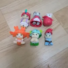 シルバニアファミリー 人形本体 6体セット