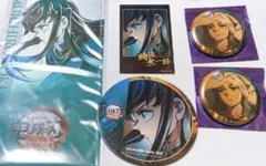 鬼滅の刃 時透無一郎 チェキ風ブロマイド チケットホルダー カード 缶バッジ