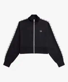 FRED PERRY Cropped Taped Track Jacket