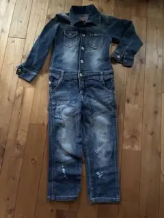 DENIM BAR デニムオーバーオール 110cm