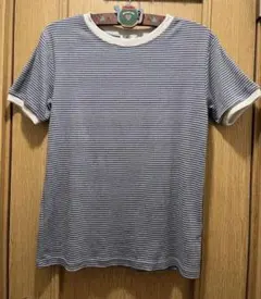 プチあやdearful Tシャツ ワッフル素材　チョコミントボーダーのサムネイル