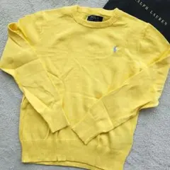 RALPH LAURENニッセーター150イエローラルフローレン