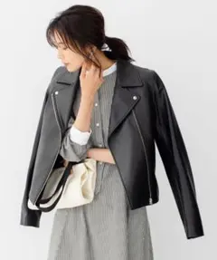 極美品/23区/レザージャケット/ボタン/ブラック/４８/大きいサイズ 2025年最新】23区 レザージャケットの人気アイテム - メルカリ