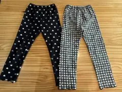 ハート柄レギンスセット　【120cmサイズ】