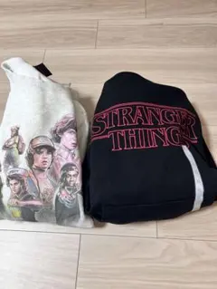 2枚セットGU ストレンジャーシングス スウェットパーカーXLサイズ