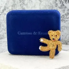 Burberrys クマ テディベア ゴールド ブローチ - メルカリ