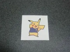 サムライブルーピカチュウ　ポケモン　デコキャラシール　第一パン