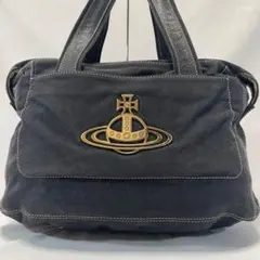 【美品】ヴィヴィアンウエストウッド エッジウェア トートバッグ 肩掛け A4可