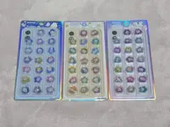 新品3枚セット　おはじきシール　キラコロ　ウサギ　シマエナガ　パンダ　正規品