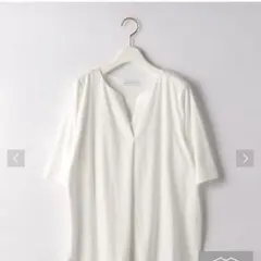 スムース バックタック プルオーバー カットソー