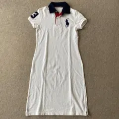 ラルフローレン半袖ポロシャツワンピース新品同様M