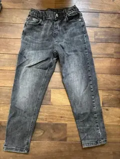 ZARA ザラ　ブラックウォッシュデニム　ボーイズ　134サイズ