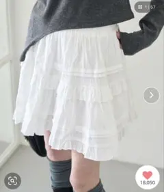 UNE MANSION⭐︎フリルレースポップコーンティアードギャザースカート
