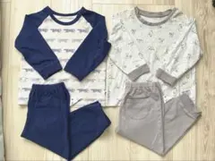 ユニクロ　ベビー　長袖パジャマ　90 2枚セット