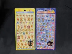 ディズニー　ボンボンドロップシールミニ　ズートピア　くまのプーさん　2枚セット