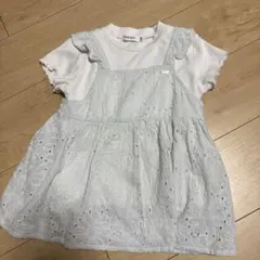 SLAP SLIP 水色 フリル付きチュニック 120cm