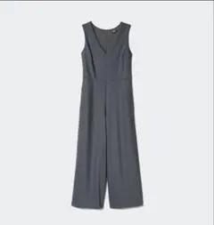 UNIQLO ジャンプスーツ ダークグレー M