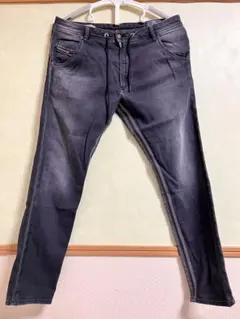 定価約5万 極美品 DIESEL ディーゼル JOGG JEANS サイズ32 デニムパンツ スウェット 日本正規代理店付 vintage加工 濃紺 インディゴ 即完 極美品 DIESEL デニム ショート ハーフ パンツ JOGG ジョグ Ｗ３２ 極