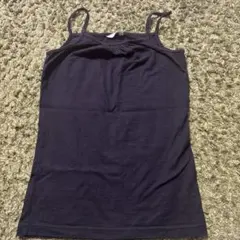 黒いキャミソール 綿100%