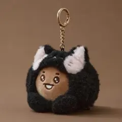 BT21 MORE FLUFFY ベビーぬいぐるみキーリング SHOOKY