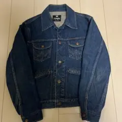80s USA製 Wrangler 黒タグ126MJ 濃紺デニムジャケット