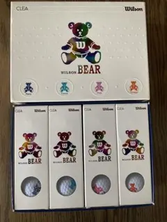 Wilson BEAR CLEA ゴルフボール 4色セットのサムネイル
