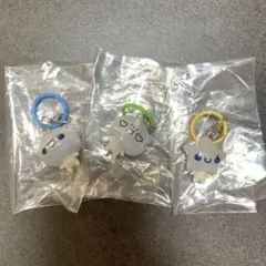 ぷくぷくあわわちゃん ころんとクリアめじるしチャーム ３点セット