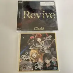 非売品　ClariS　Revive　直筆 サイン　色紙 ClariS CD Revive ニコ生サイン色紙付 - メルカリ