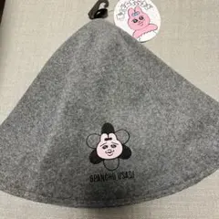 おぱんちゅうさぎ　サウナハット グレーのサムネイル