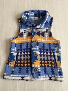 RAGMART幾何学模様 ベスト　110cm